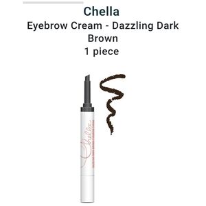 Chella Dazzling Dark Brown Eyebrow Cream